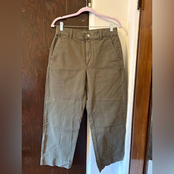 Everlane Utility Straight leg pant Kalamata size 8 - Picture 4 of 6